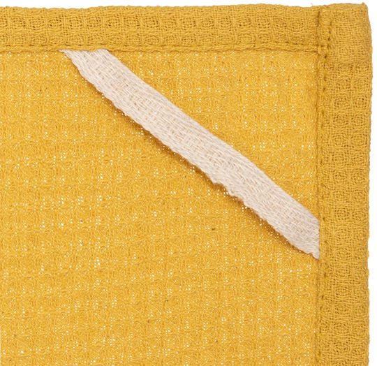 Atmosphera Tea Towel from 100% Cotton Ochra 45x70cm 3pcs
