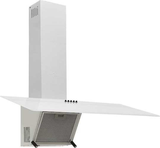 vidaXL Chimney Vent Hood 90cm White