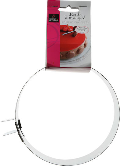 5Five Einstellbar Kuchenring Rund Metallisch
