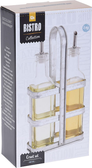 Excellent Houseware Σετ Λαδόξιδο Γυάλινο με Ροή 500ml