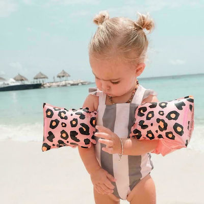 Swim Essentials Swimming Armbands Pink Leopard for 1-2 years old Pink 2020SE34