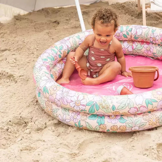 Swim Essentials Blossom Piscină Gonflabilă Rotundă Pentru Copii PVC 60L Roz
