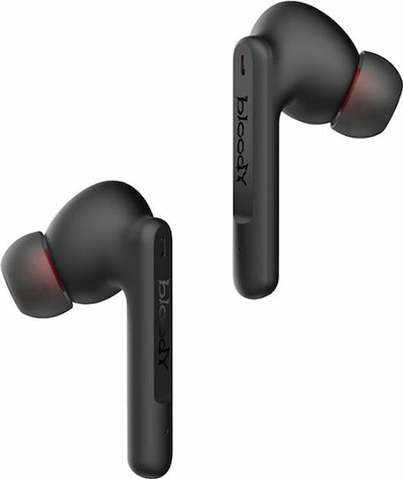A4Tech M90 In-ear Bluetooth Handsfree Ακουστικά με Αντοχή στον Ιδρώτα και Θήκη Φόρτισης Μαύρα