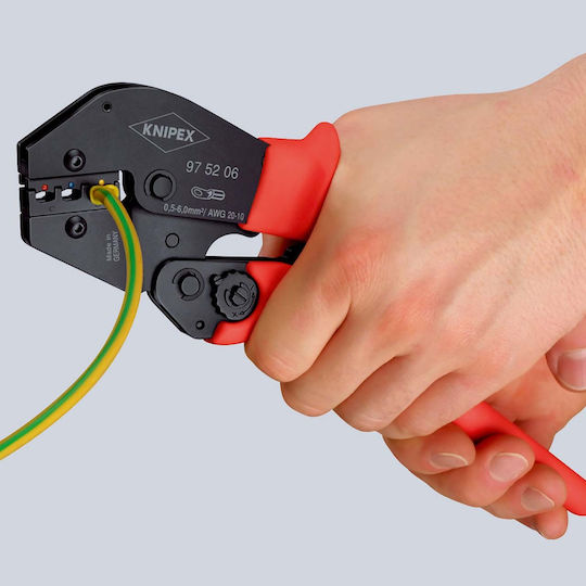 Knipex Πρέσα Ακροδεκτών με Μηχανισμό Καστάνιας