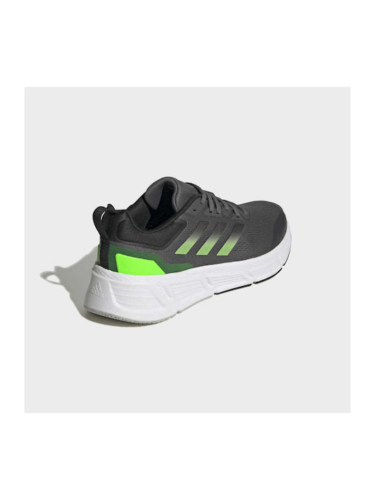 Questar Herren Sportschuhe Laufen Grey Five / Solar Green / Core Black