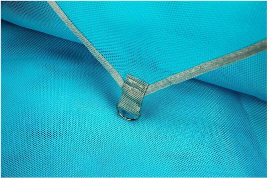 Campus Beach Mat Plastic Sand-Free Light Blue 200x140cm