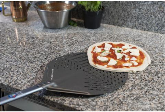 Gimetal Aluminum Pizza Shovel Perforated 33x33cm