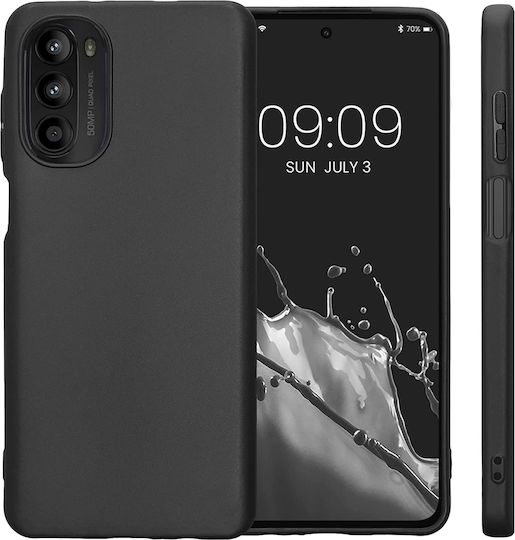 KWmobile Задна корица Силикон 1.3мм черен мат (Motorola Moto G52)