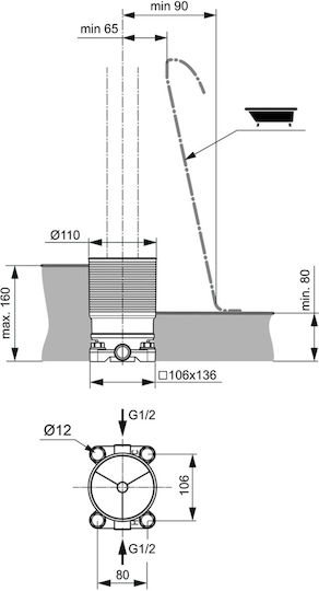 Ideal Standard Faucet Mechanism A6133NU
