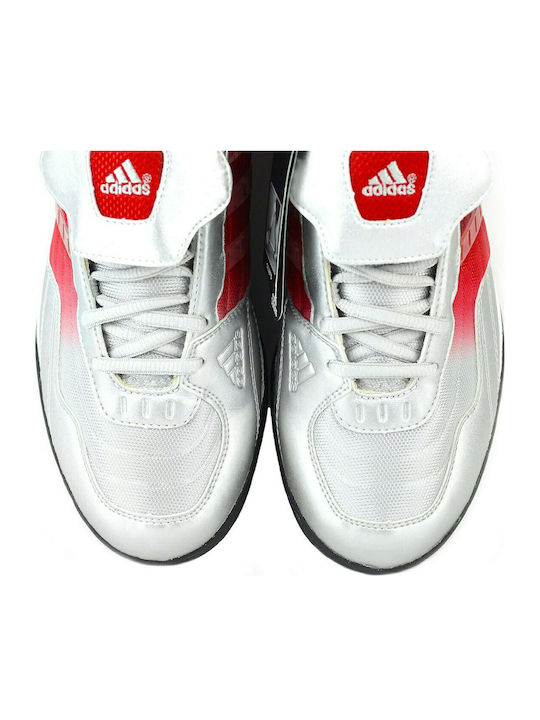 adidas Calcetto C5 Футболни Обувки с Гумена Подметка Сребристи