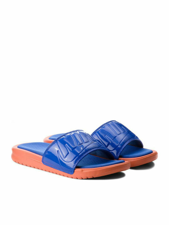 Benassi Just Do It Women's Slides Blue