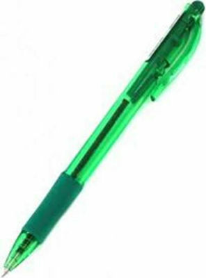 Pentel Retractable Pen Ballpoint 0.7mm with Green Ink