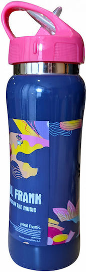 Back Me Up Παιδικό Παγούρι Ανοξείδωτο με Καλαμάκι 580ml (Διάφορα Σχέδια/Χρώματα)