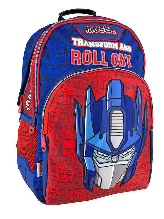 Must Ready For Battle School Bag Backpack Elementary, Elementary in Blue color