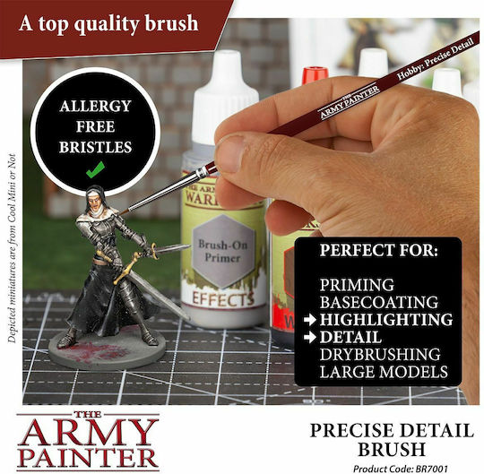 The Army Painter Hobby: Precise Detail Brush Paintbrush Modeling BR7001