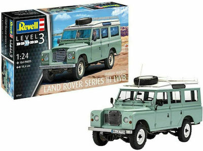 Revell Land Rover Series III LWB Station Wagon Modeling Figure Car 184 Pieces in Scale 1:24