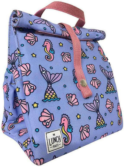 The Lunch Bags Original Junior School Insulated Hand Lunch Bag 5lt Purple 21 x 16 x 19.5cm