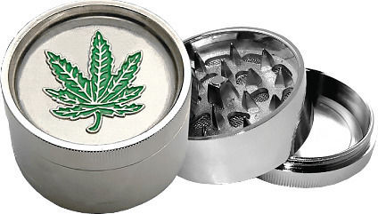 Buddies Мелница Buddies MT1 Leaf 50мм Сребрист