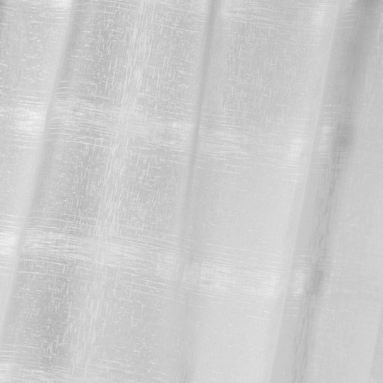L-C Candide Vorhänge mit Tunnel Weiß 70x200cm