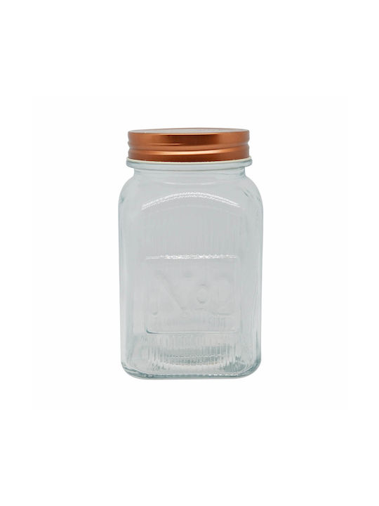 Ankor Βάζο Γενικής Χρήσης με Καπάκι Γυάλινο 1000ml