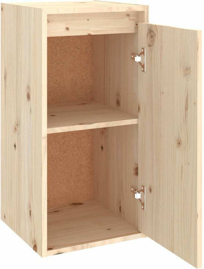 Dulap Pandantiv Pentru Sufragerie Din Lemn Masiv Bej 30x30x60cm