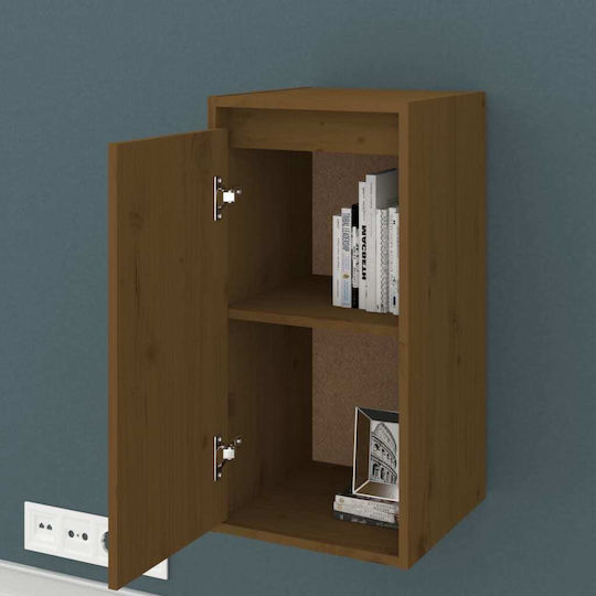 Dulap Suspendat pentru Sufragerie din Lemn Masiv Maro Miere 30x30x60 cm