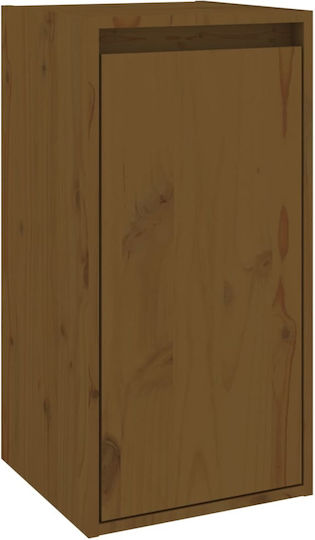 Dulap Suspendat pentru Sufragerie din Lemn Masiv Maro Miere 30x30x60 cm
