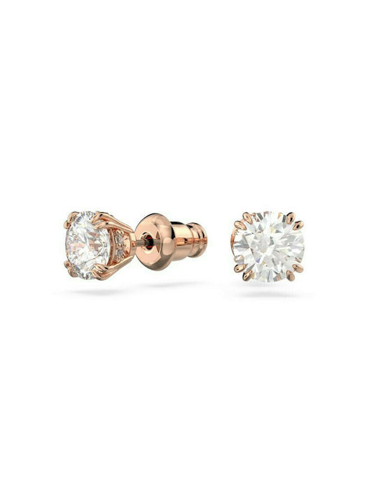 Swarovski Constella Stud Earrings Gold Plated with Stones