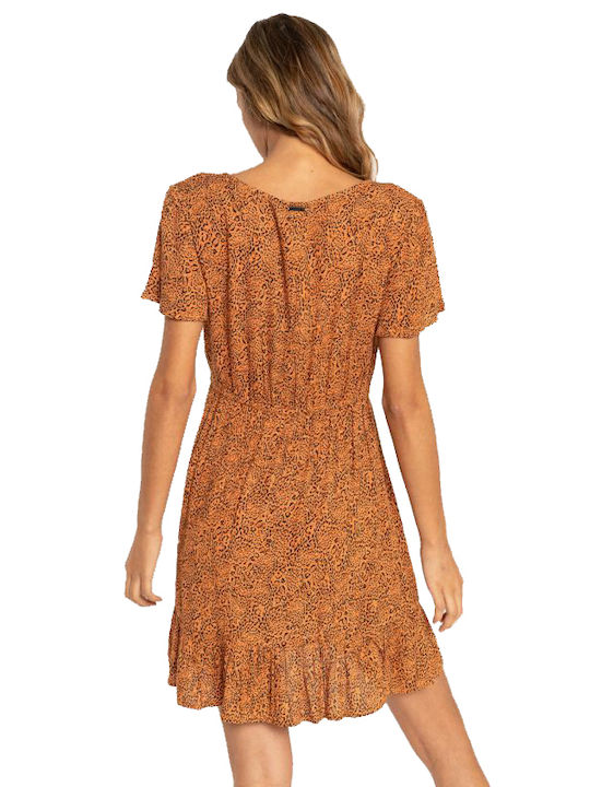 Billabong Summer Mini Dress Orange