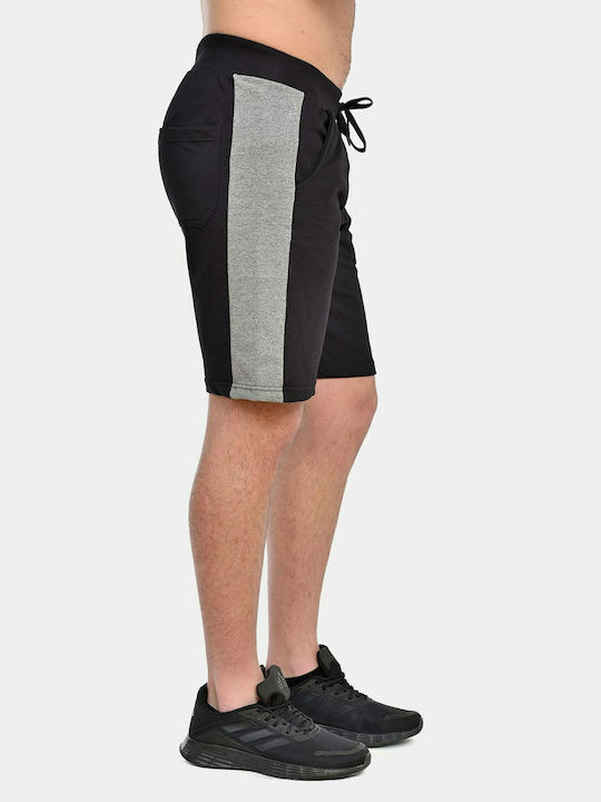 S21-57700 Men's Athletic Shorts Black / Grey