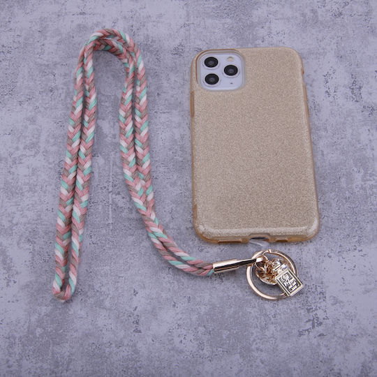 TelForceOne Fancy Weave Nackenriemen für Handys Rosa
