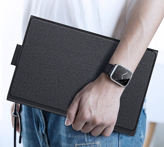 Smartcase Flip Cover Δερματίνης με Πληκτρολόγιο Μαύρο (Galaxy Tab S8 Ultra)
