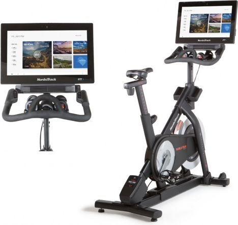 NordicTrack Commercial S22i Studio Bicicletă de exerciții în picioare Magnetic cu roți