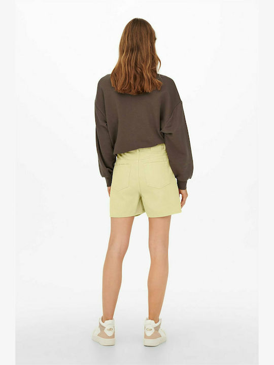 Only Women's High-waisted Shorts Vanilla