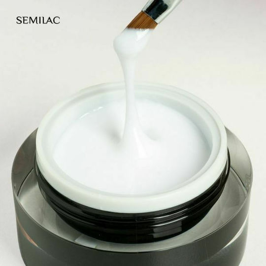 Semilac Builder Gel Νυχιών Λευκό 15ml