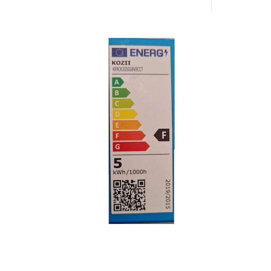 Xanlite Smart Λάμπες LED 4.7W για Ντουί E27 RGBW 345lm Dimmable 3τμχ