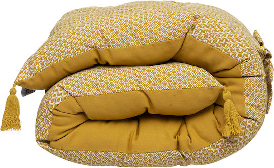 Pernă De Podea A-S Otto Din 100% Bumbac Ocru 60x120cm