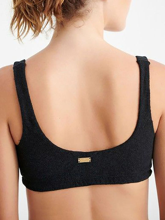 SugarFree Women's Sports Bra without Padding Black