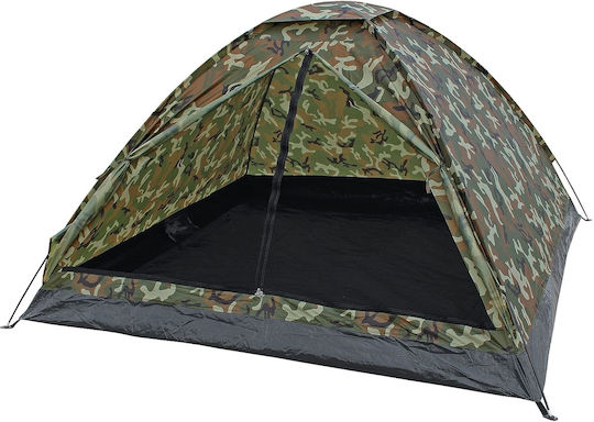 Mil-Tec Καλοκαιρινή Σκηνή Camping Igloo Ορειβασίας Χακί για 3 Άτομα Αδιάβροχη 20x145x100εκ.
