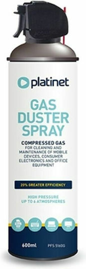 Platinet Compressed Air Spray Compressed Air Spray 600ml 1pcs