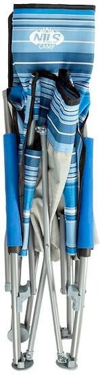 Nils NC3035 Small Chair Beach with High Back Turquoise 57x40x64cm