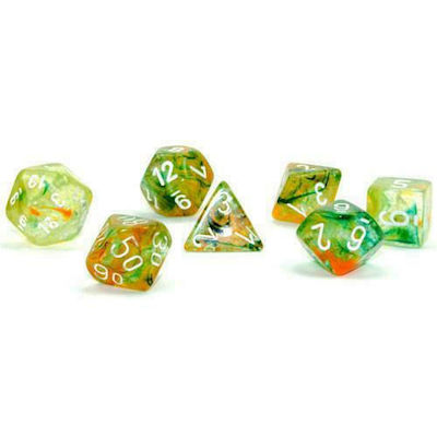 Chessex Nebula Dice Spring/White Luminary 27555