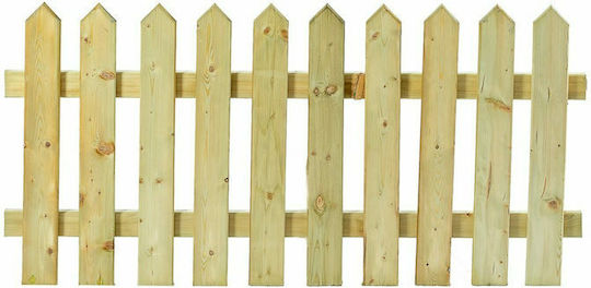Dom Wood Wooden Fence in Beige Colour 75cm x 1.5m