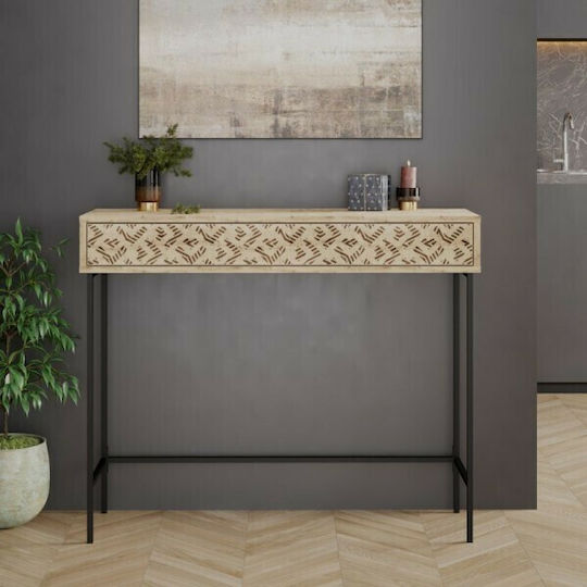 Elettra Konsole Natural / Black L110xB35.5xH90cm