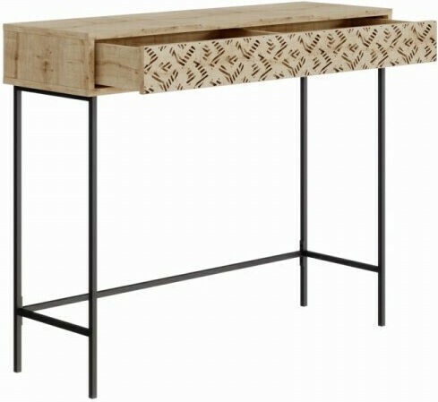 Elettra Konsole Natural / Black L110xB35.5xH90cm