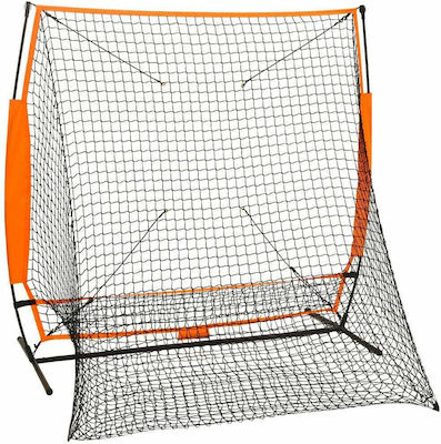 vidaXL File de antrenament de baseball negru 174 x 76 x 158.5cm