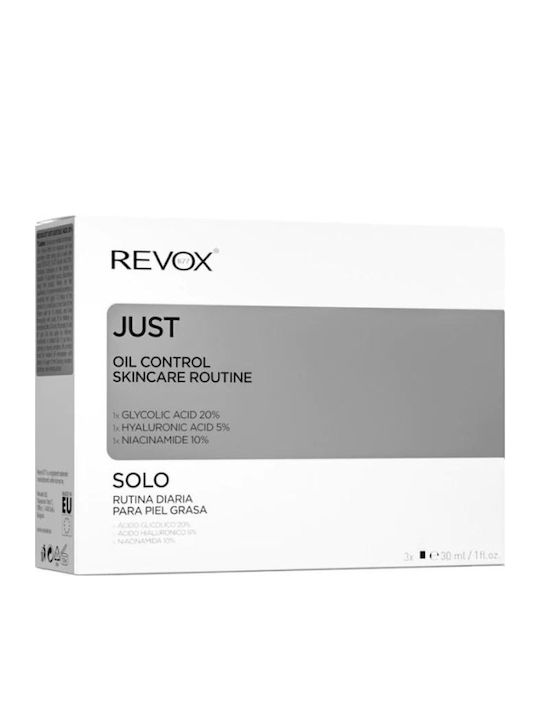 Revox Just Daily Routine Против Лъщене Комплект за грижа за кожата за Хидратация
