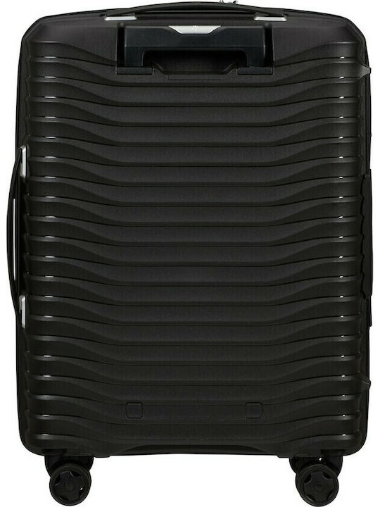Samsonite Upscape Cabin Hard Black Suitcase with 4 Wheels Height 55cm