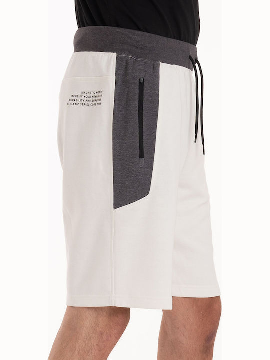 Αθλητική Ανδρική Βερμούδα Off White