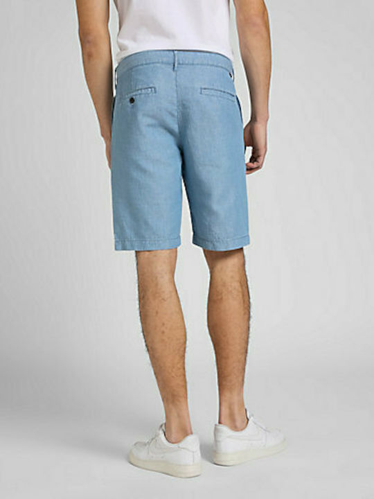 Lee Herrenshorts Chino Hellblau